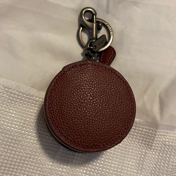 round pouch keychain